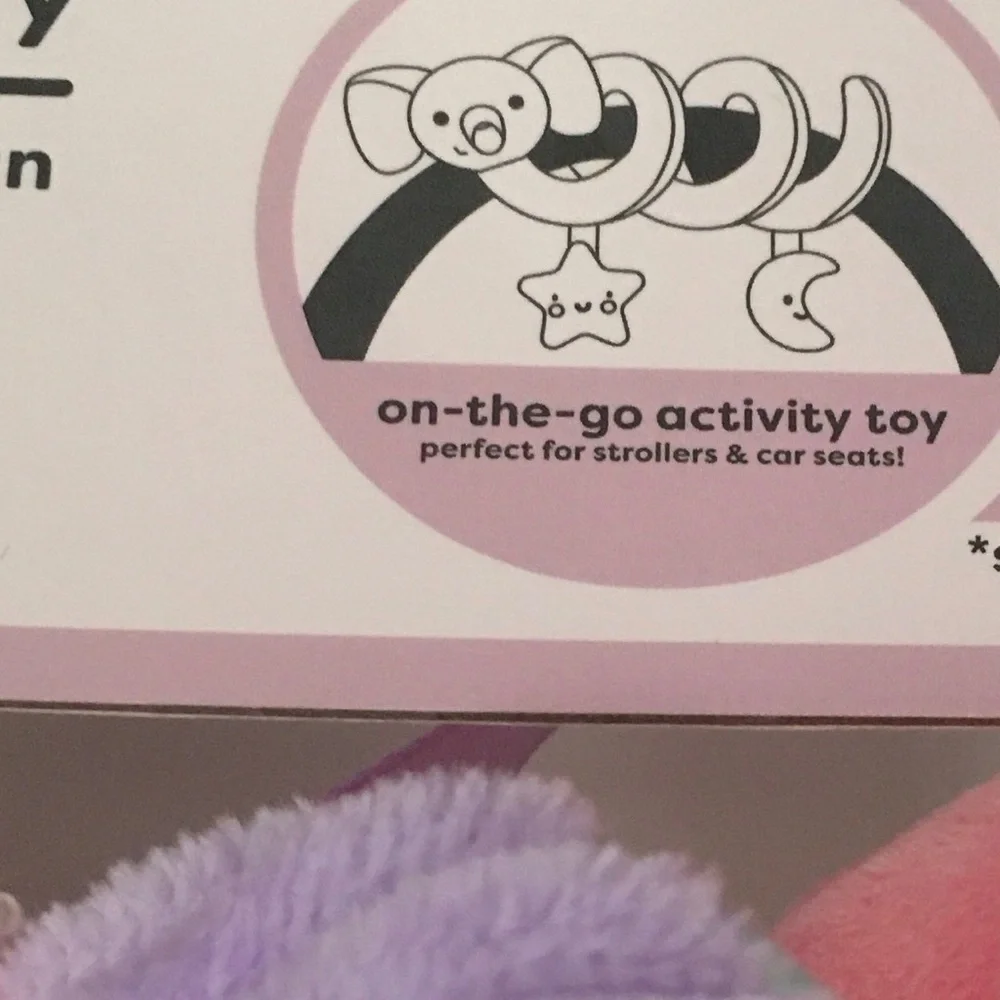Spiral Soft Baby Toy Soothing Sensory Activities Pink NEW | DreamGro